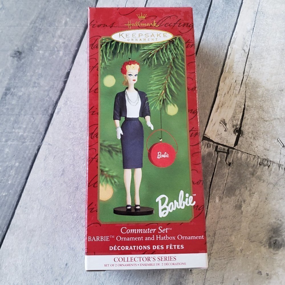 2000 Commuter Set, Barbie Collectors Series #7 HALLMARK ORNAMENT